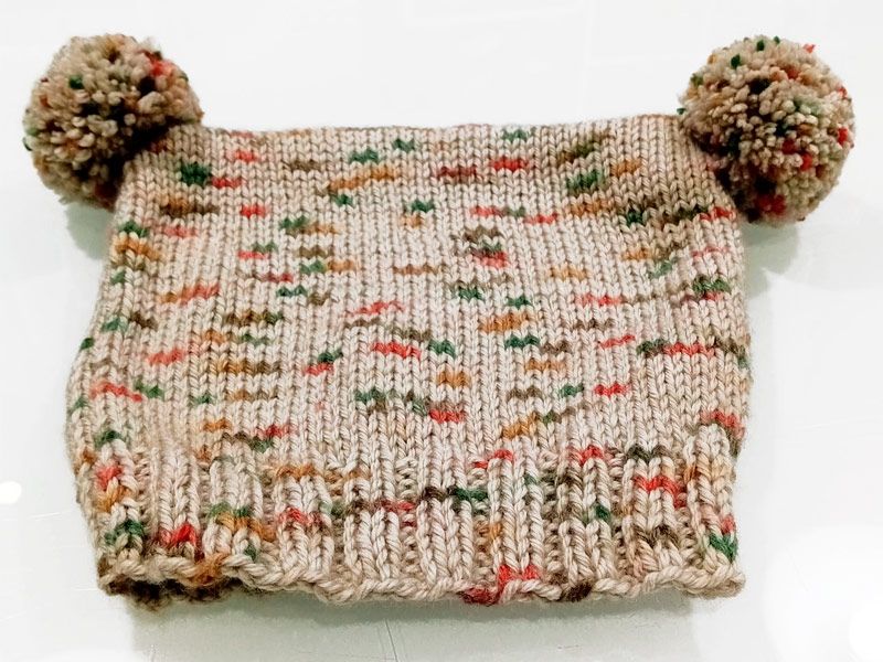Gorros de lana a mano para bebés