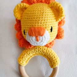 Sonajeros tejidos para bebés